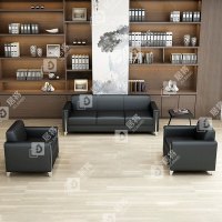 居将 简约办公沙发会客接待洽谈沙发 1+1+3组合