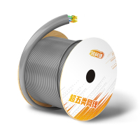 领柯捷 LKJ-WX07 305.00米/箱 0.50mm 超五类4对单屏蔽 网线 (计价单位:箱) 灰色