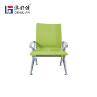 澳舒健机场候机椅医院候诊椅铝合金公共排椅高铁车站PU扶手等候椅 澳舒健排椅SJ9077S位