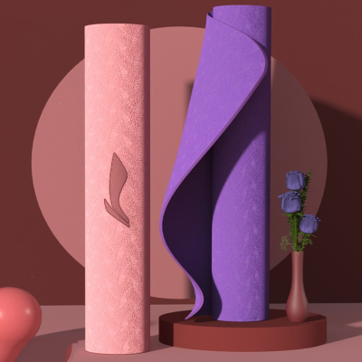  李宁瑜伽垫专业女生专用加厚初学者便携垫子地垫家用