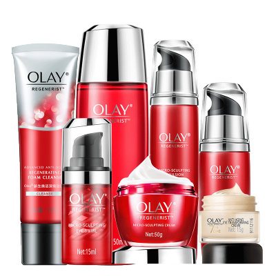 玉兰油（OLAY）护肤套装女士护肤大红瓶新生塑颜系列秋冬护肤品礼盒补水保湿提拉紧致淡化细纹礼物套餐11:全家福七件套