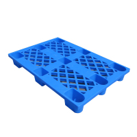 工霸(GONGBA)九脚网格塑料托盘 叉车托板货物地台托板防潮栈板垫板 1200*800*140mm