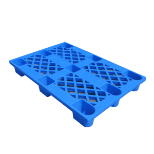 工霸(GONGBA)九脚网格塑料托盘 叉车托板货物地台托板防潮栈板垫板 1200*800*140mm