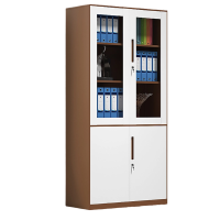 铭羽洋咖白文件柜