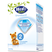 荷兰美素Herobaby原装进口奶粉2段（6-10个月） 800g 保质期18年3-5月 保税区发货