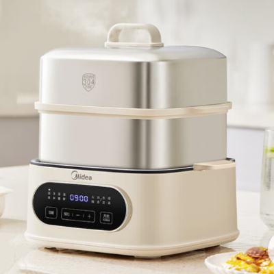 美的(Midea)电蒸锅[9.3L三层大容量]MZ-ZGC232366