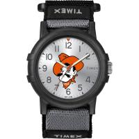 TIMEX/天美时女款mm树脂表盘黑带运动腕表 Oklahoma State Cowboy