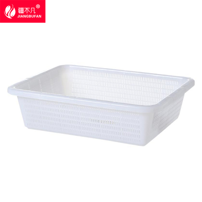 [疆不凡] 厨房方形沥水篮34.3×26.7×10.5cm个