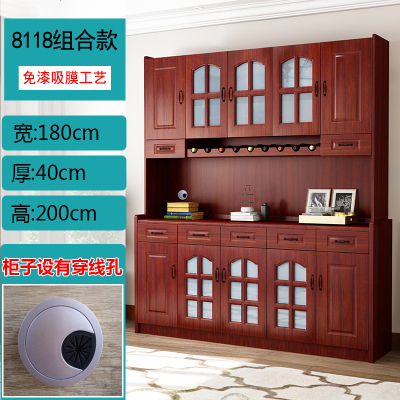 现代简约餐边柜酒柜厨房收纳柜子柜储物柜微波炉欧式碗柜茶水柜