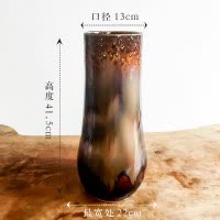 捡漏景德镇陶瓷台面干花水养小花瓶客厅插花摆件花盆 三维工匠 23号()