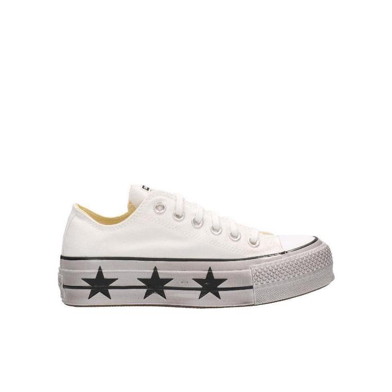 匡威(CONVERSE)女士休闲运动鞋圆头系带橡胶底舒适耐穿跑步鞋