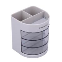 晨光 M&G 多功能塑胶三层笔筒 ABT98412 80*80*100mm 个