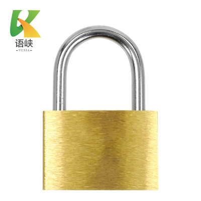 语峡铜挂锁60mm单开把