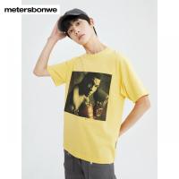 [1件5折价:69.5]美特斯邦威T恤男士夏季简约时尚打底衫圆领套头短袖上衣