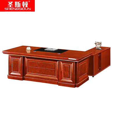 圣斯顿 班台办公桌 HA-2419 2400*1150*780mm 胡桃色 张