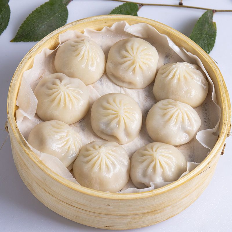 灌汤小笼包猪肉包子鲜肉大葱家庭早餐每袋 灌汤小笼包[猪肉馅6袋72个]