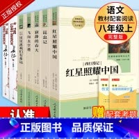 [人教版·7册]八年级上册必读+选读名著 [正版]八年级上册下册课外书 人教版全套红星照耀中国昆虫记钢铁是怎样炼成的经典