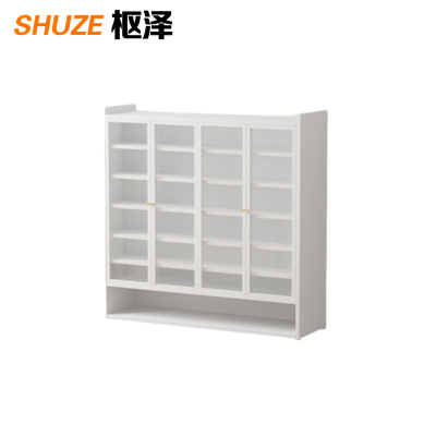 枢泽 鞋柜 收纳柜 4门8层 个