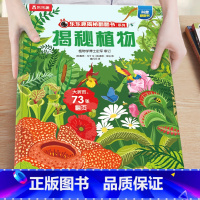 25.揭秘植物 [正版]揭秘系列儿童翻翻书3-6-8-12岁以上太空海洋恐龙人体汽车火车飞机绘本3d立体科普大小百科全书