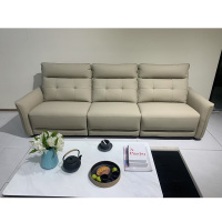 科朔真皮沙发现代简约直排沙发工厂展厅轻奢网红款皮沙发Y9915