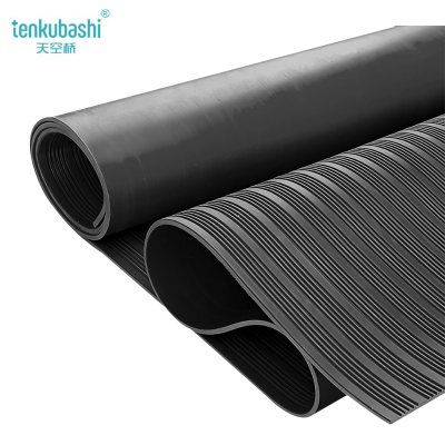 天空桥 高压绝缘垫 黑色条纹3mm*1m*5m 卷