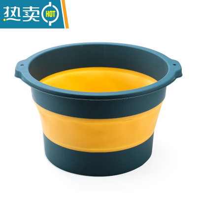 敬平可折叠泡脚桶家用折叠足浴盆手提按摩洗脚盆旅行便携式脸盆泡脚盆