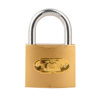 仿铜通开挂锁表箱互开锁柜子锁小锁头[单开]50mm 3把钥匙