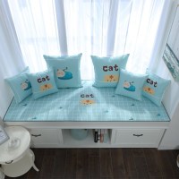 家柏饰(CORATED)北欧高密度乳胶飘窗垫窗台垫定做榻榻米阳台海绵垫沙发毯坐垫 猫王 12cm飘窗垫