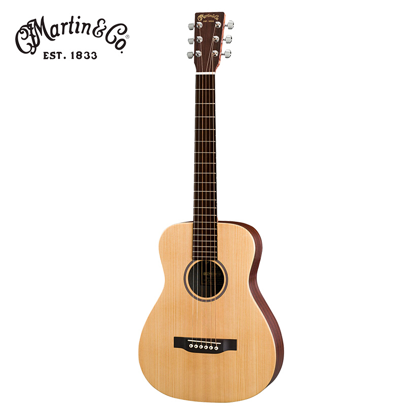 马丁(martin)lx1e电箱款单板民谣旅行吉他34英寸原木色墨西哥进口