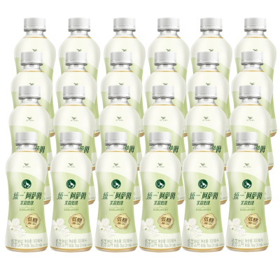 统一阿萨姆300ml*24小瓶茉莉奶绿低糖奶茶休闲下午茶饮料整箱特价批