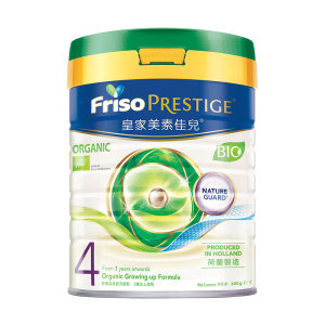 美素佳儿(Friso)港版皇家 有机系列 4段3岁及以上较大婴幼儿配方营养奶粉 800g/罐[27年7月]