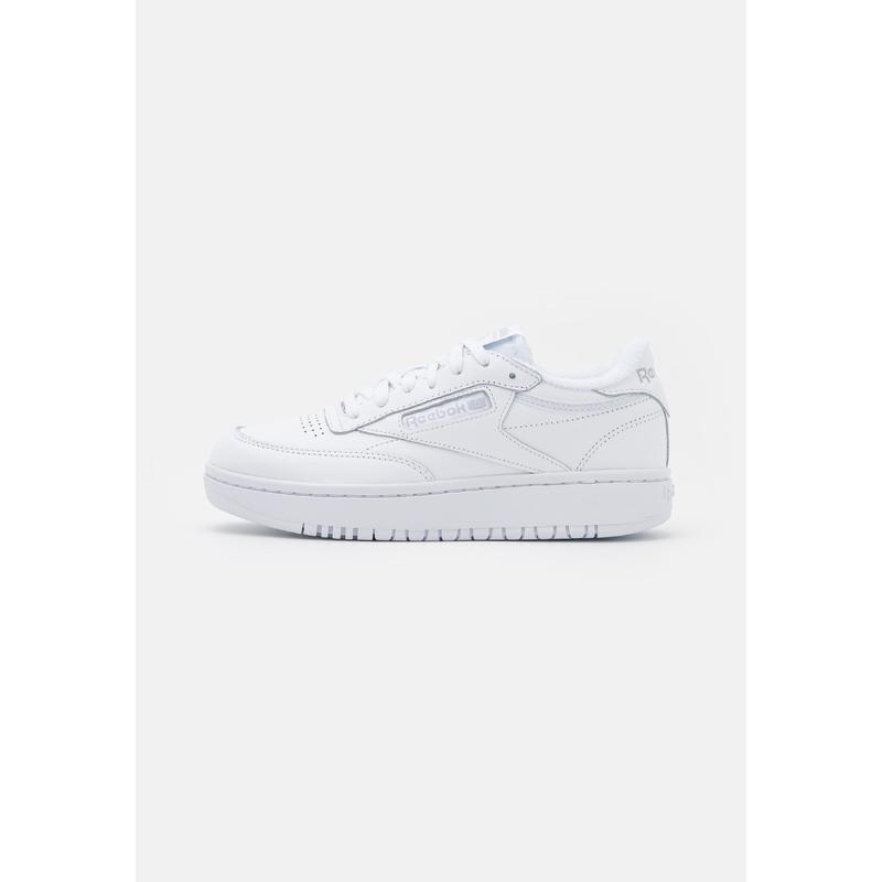 锐步(REEBOK)女款运动板鞋网球风格皮革设计厚底时尚休闲鞋
