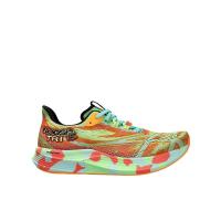亚瑟士(ASICS)青柠拼色透气工程网布系带运动跑鞋女性专业训练鞋