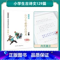 小学生必背古诗文129篇(大开本) [正版]字帖成语积累与运用小学生字帖楷书练字本小学儿童练字名著阅读与摘抄语文字帖古诗