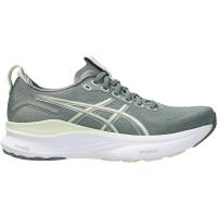 ASICS跑步鞋女缓震效果透气性能耐磨特性稳定支撑灰色配色