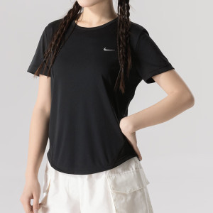 Nike耐克女装新款运动跑步休闲速干短袖T恤HQ0649-100 ZP