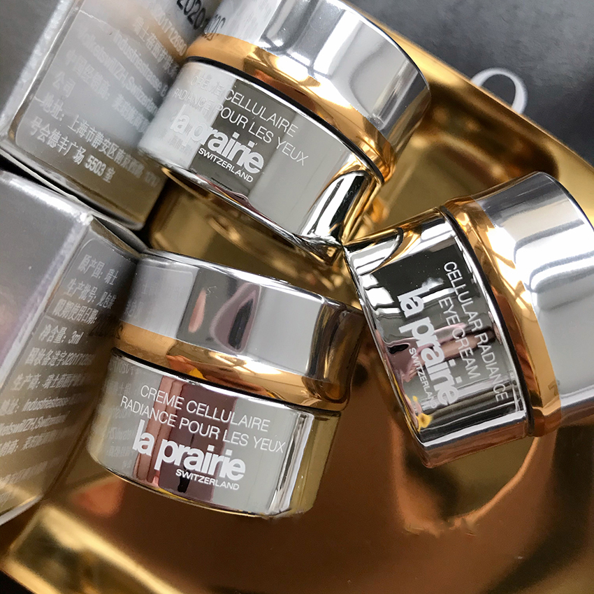 laprairie莱珀妮黄金晶莹亮采修护眼霜3ml 黑眼圈