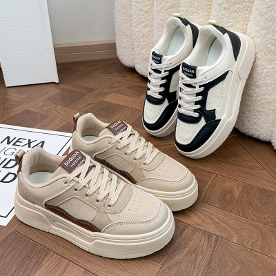 2026春季小白鞋新款韩版ins女学生皮面厚底运动休闲板鞋街拍_126