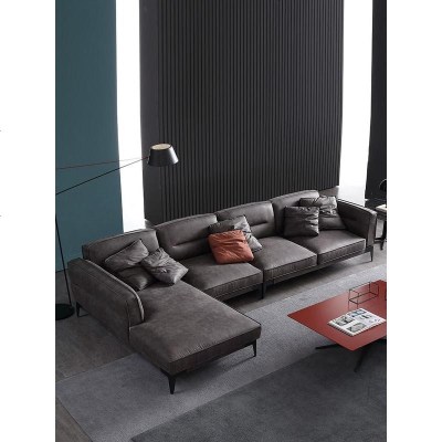 北欧科技布布艺沙发 客厅 整装 1+2+3组合 贵妃现代简约高档3米长