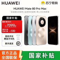HUAWEI Mate 80 Pro Max 16GB+512GB 极地银 旗舰手机 全金属玄武架构 超透亮灵珑屏华为直屏鸿蒙手机