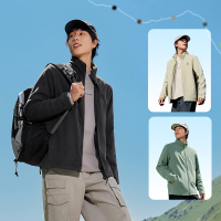 361°运动外套男摇粒绒开衫立领防风加绒抓绒衣冲锋衣内胆