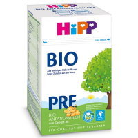 德国喜宝(Hipp)有机配方pre段BIO奶粉600g/盒 进口婴幼儿PRE段奶粉 适合0-3个月宝宝