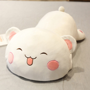 美帮汇创意软体动物趴趴猫公仔萌蜜桃抱枕喵星人揍玩偶猫咪仿真