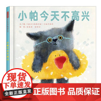 小帕今天不高兴(正版硬壳精装)负面情绪管理主题儿童绘本-3三-4-5到6岁以上幼儿园大中小班宝宝孩子早教阅读睡前启蒙故事