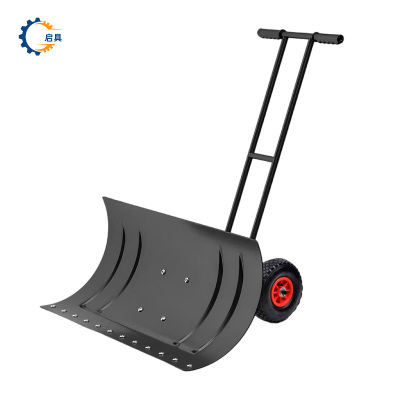 启具铲雪车轮式除雪车 双杆大号 台