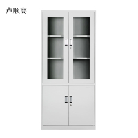 卢顺高钢制文件柜档案柜财务凭证柜带锁储物柜铁皮柜书柜大器械文件柜