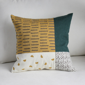 北欧几何图案抱枕靠垫客厅沙发靠枕套正方形4545不含芯简约现代