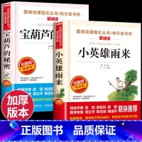 [正版]全套2册 小英雄雨来宝葫芦的秘密四年级插画版原著完整版张天翼红色经典书籍 小学生阅读四年级下册课外书必读 宝胡
