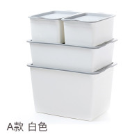 塑料四件套收纳箱储物箱衣服内衣衣物衣柜收纳盒杂物玩具书整理箱 三维工匠