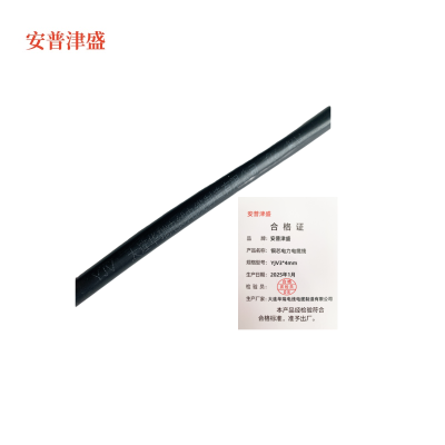 安普津盛 铜芯电力电缆线YJV3*4mm 0.6/1kv米
